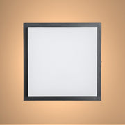 LED Diecast Aluminium Modern Square Wall Lamp 20W Cool White 4000K IP54 Anthracite Grey 250mm 2