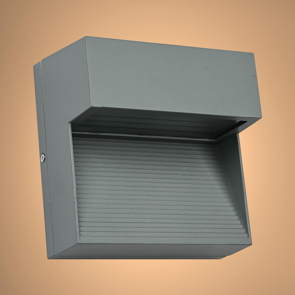 LED Diecast Aluminium Stair and Wall Light 5W IP54 Grey 3