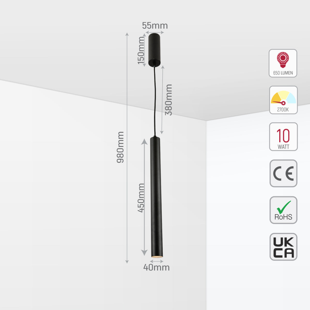 Led discount pendant downlight