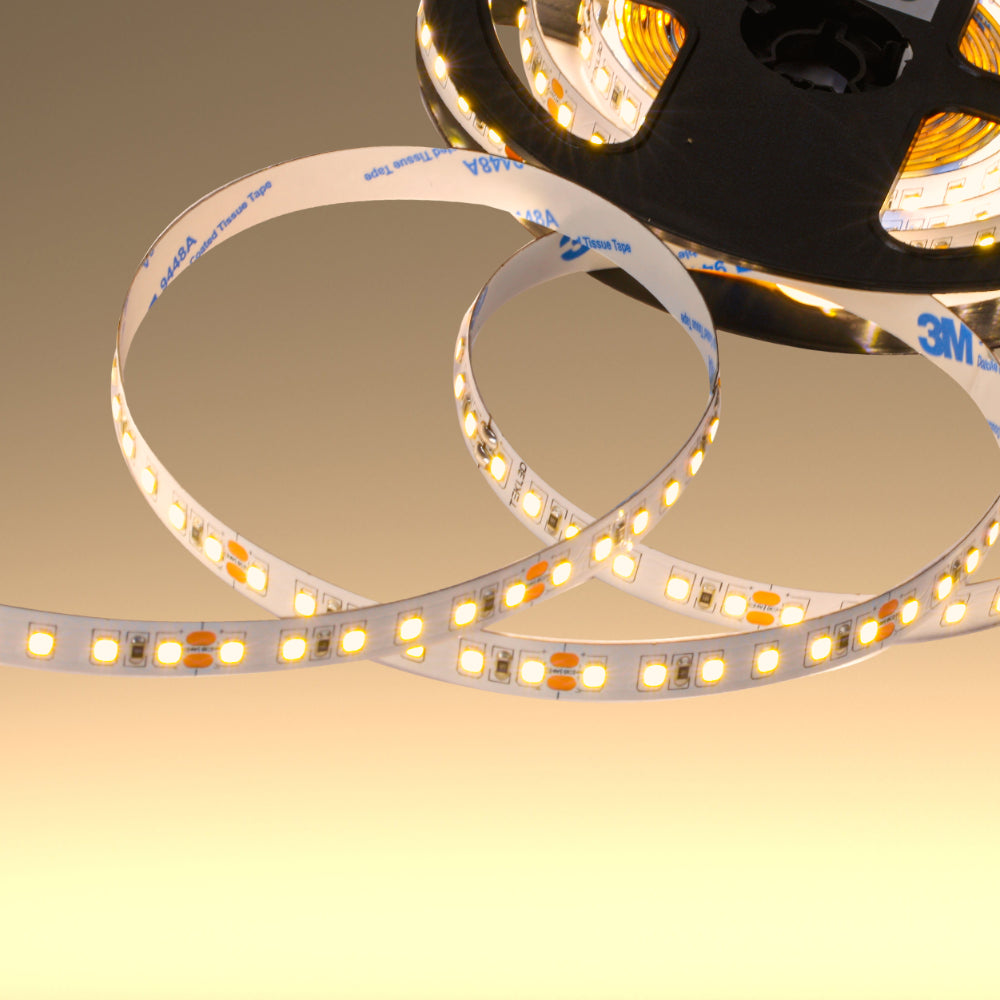 LED Strip Light 120pcs 2835 LED 5W 1A 24Vdc 10mm 5m IP20 12