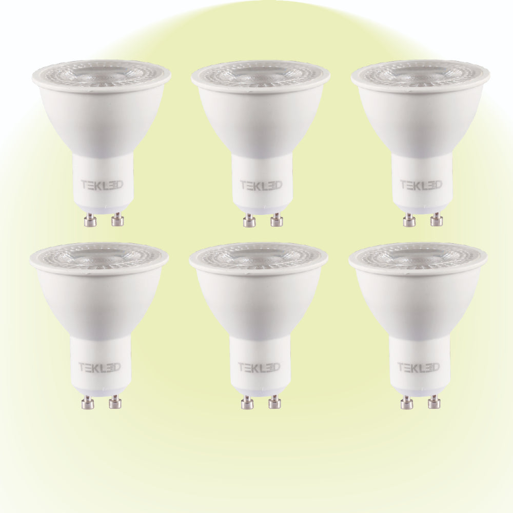 Lepus LED Spot Bulb PAR16 Dimmable GU10 7W Pack of 6