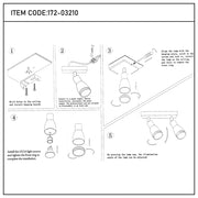 User manual for Luma Cylindro GU10 Spotlight Fixture-172-03210
