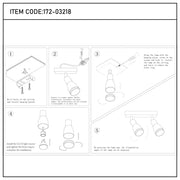 User manual for Luma Cylindro GU10 Spotlight Fixture-172-03218