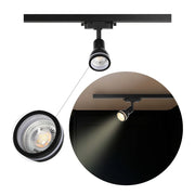 Close shot of the Luma Cylindro GU10 Track Light-173-03016