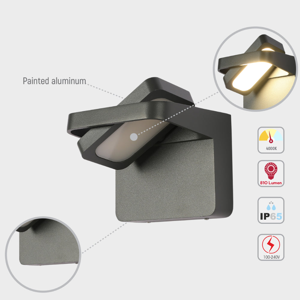 Luminosa LED Outdoor Wall Light 13W 11