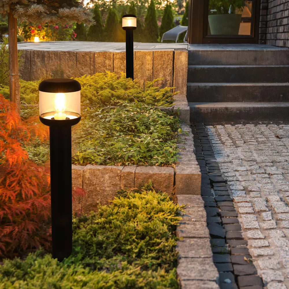 Outdoor Bollard Light TEKLED LunaVista Outdoor Bollard Light Black E27-Default Title-257-03064