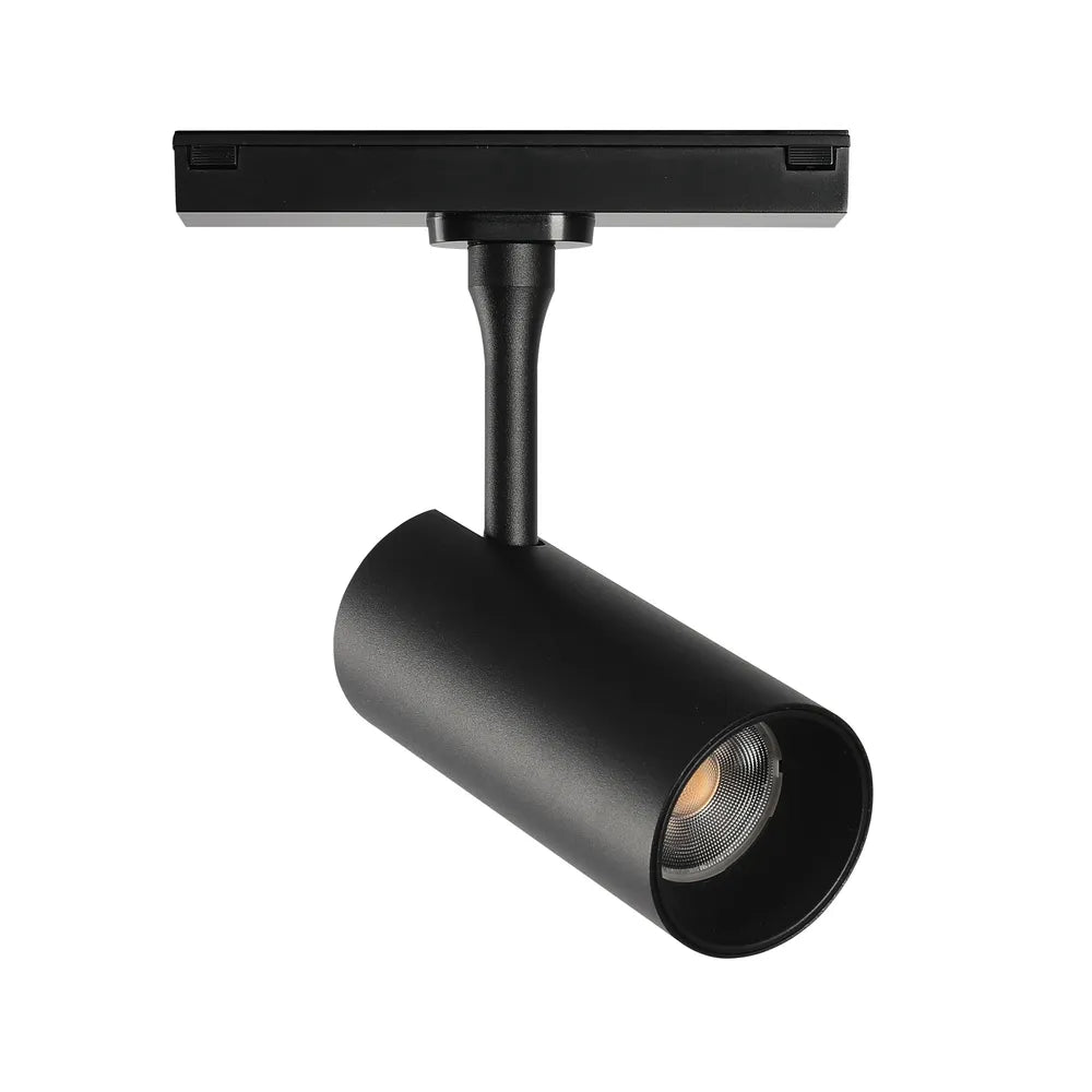 Focused Led Magnetic Cylinder Focus LED Track Light Black 4000K TEKLED