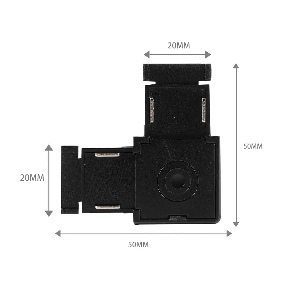 Magnetic Tracklight TEKLED Magnetic Track Light Connectors & End Caps-L Connector-169-03715