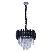 Main image of Metropolitan Square Beam Design Tiered Crystal Modern Chandelier Ceiling Light | TEKLED 159-18036