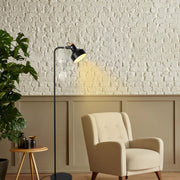 Minimalist Adjustable Floor Lamp with Wooden Accent 7