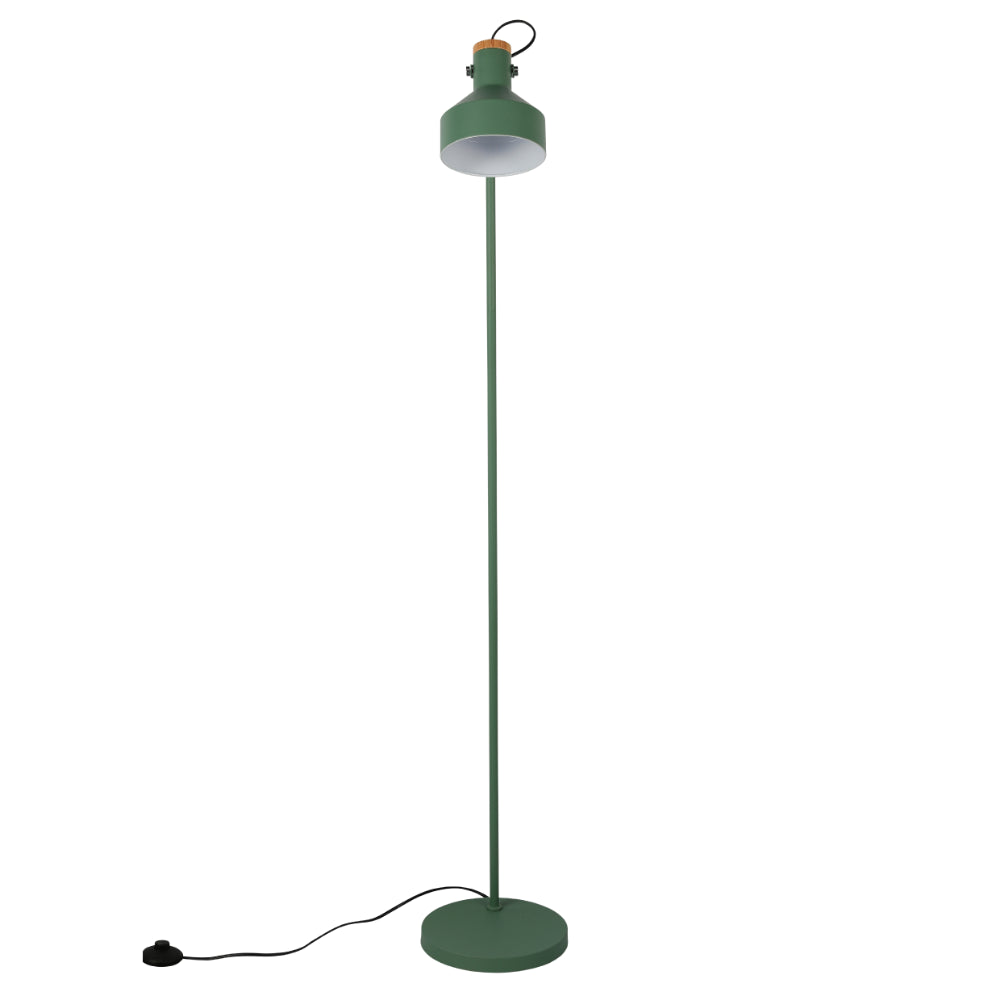 Minimalist Adjustable Floor Lamp with Wooden Accent 3