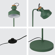 Minimalist Adjustable Floor Lamp with Wooden Accent 20