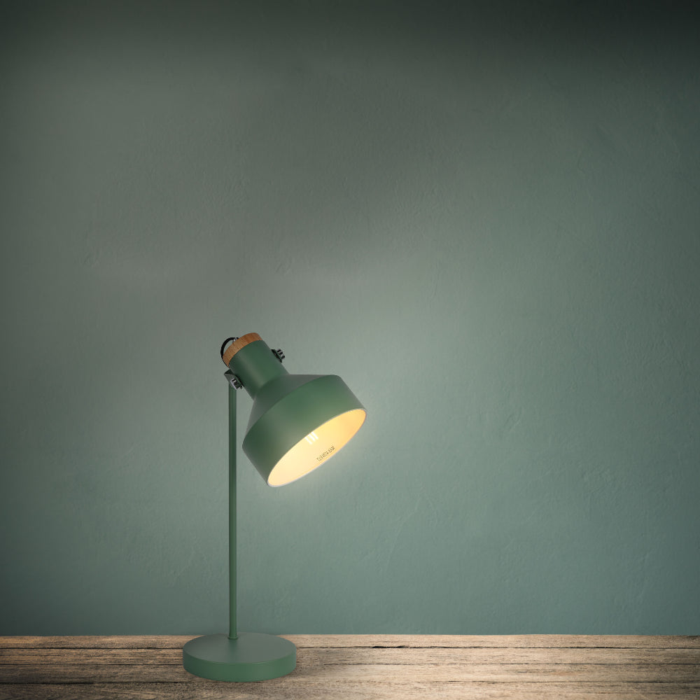 Modern Desk Lamp with Wooden Accent 9