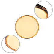 Modern Flush Ceiling Lights with Black Frame and Bronze/Copper Accents, LED Flush Ceiling Light, TEKLED 18