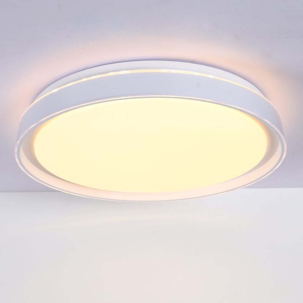 Modern Flush Mount Ceiling Light with Triple Light Diffusion, LED Flush Ceiling Light, TEKLED 8