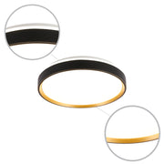 Modern Halo Effect LED Ceiling Light with Color Contrast Design, LED Flush Ceiling Light, TEKLED 16