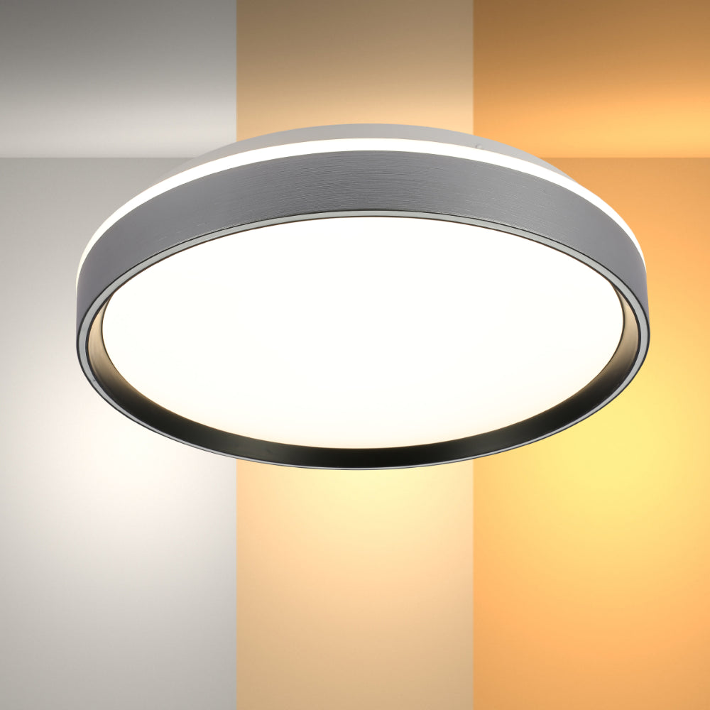 Modern Halo Effect LED Ceiling Light with Color Contrast Design, LED Flush Ceiling Light, TEKLED 2