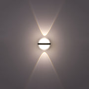 Modern Triple-source Up Down Decorative and Ball LED Wall Light Black 4000K 12W 1