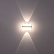 Modern Triple-source Up Down Decorative Band LED Wall Light Black 4000K 12W 1