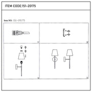 This image shows a diagram of how to install a wall light, starting with the wiring and ending with the finished product.
