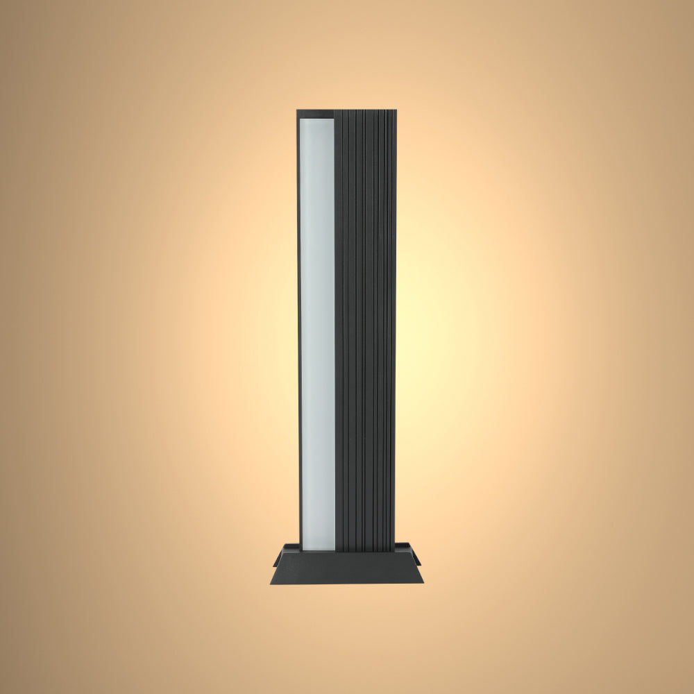 Monolith LED Outdoor Pathway Bollard Lawn Light 20W 4000K 1