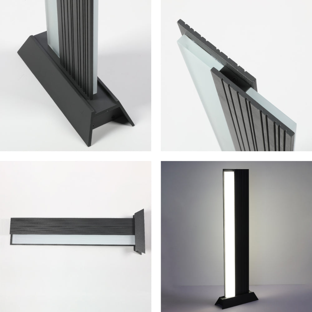 Monolithic Style Led Monolith LED Outdoor Pathway Bollard Lawn Light 20W 4000K | TEKLED