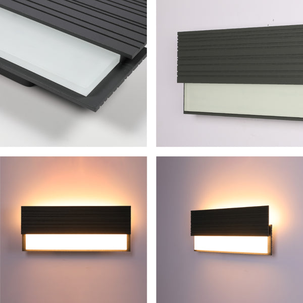 Monolithic Style Led Monolith LED Outdoor Wall Light 20W 3000K | TEKLED