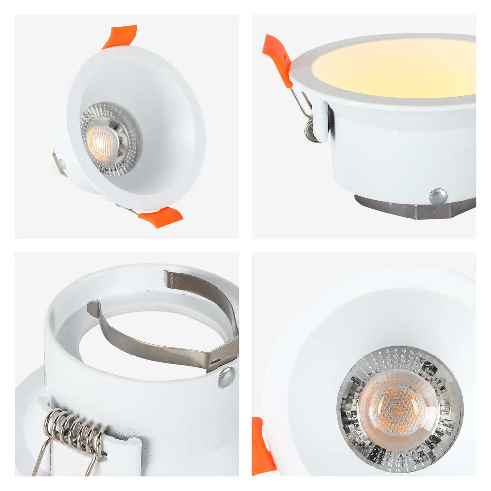 Details of the Nebula Low-Glare Fixed Recessed GU10 Downlight-143-03997