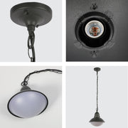 Norman Outdoor Pendant Lamp E27 Dark Grey 7