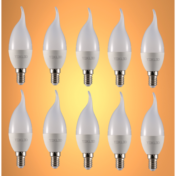 Pisces LED Candle Bulb C37 Tail E14 Small Edison Screw 6W 16