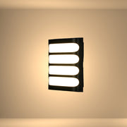 Raccoon Plastic Black LED Outdoor Wall Light 15W Cool White 1