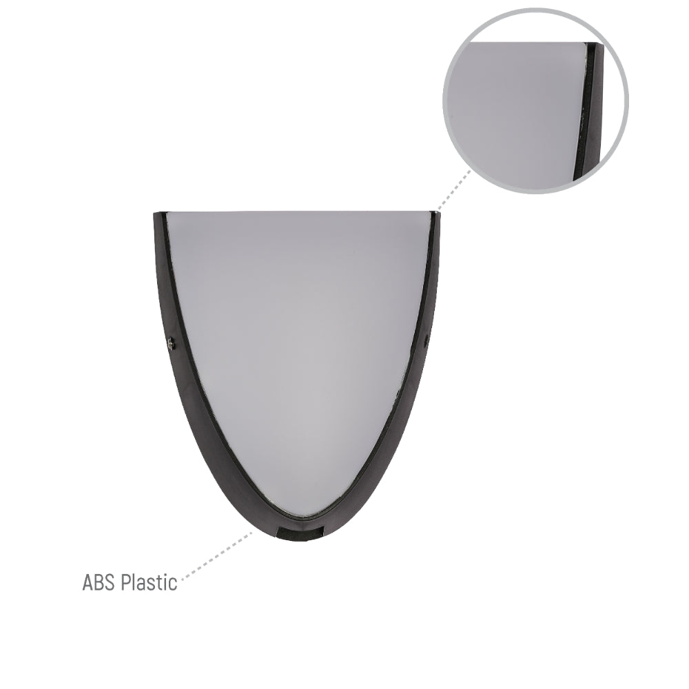 Semi-ellipse Plastic Modern LED Outdoor Wall Light 15W