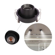 Close shot of the Sentinel Adjustable Gimbal Recessed LED Downlight-143-03410