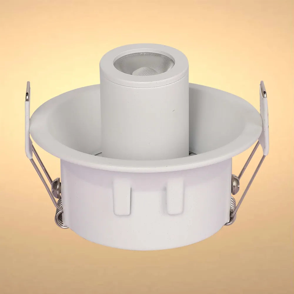 LED Downlight TEKLED Sentinel Compact Adjustable Gimbal Recessed LED Downlight-White-143-03418