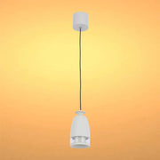 Pendant Downlight TEKLED Sentinel LED Pendant Downlight with Polycarbonate Ring Diffuser 7W Warm White-White Curved-150-19078