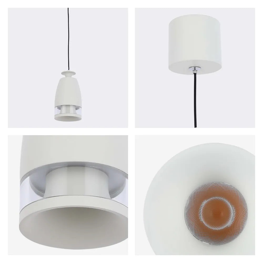 Details of the Sentinel LED Pendant Downlight with Polycarbonate Ring Diffuser 7W Warm White-150-19078