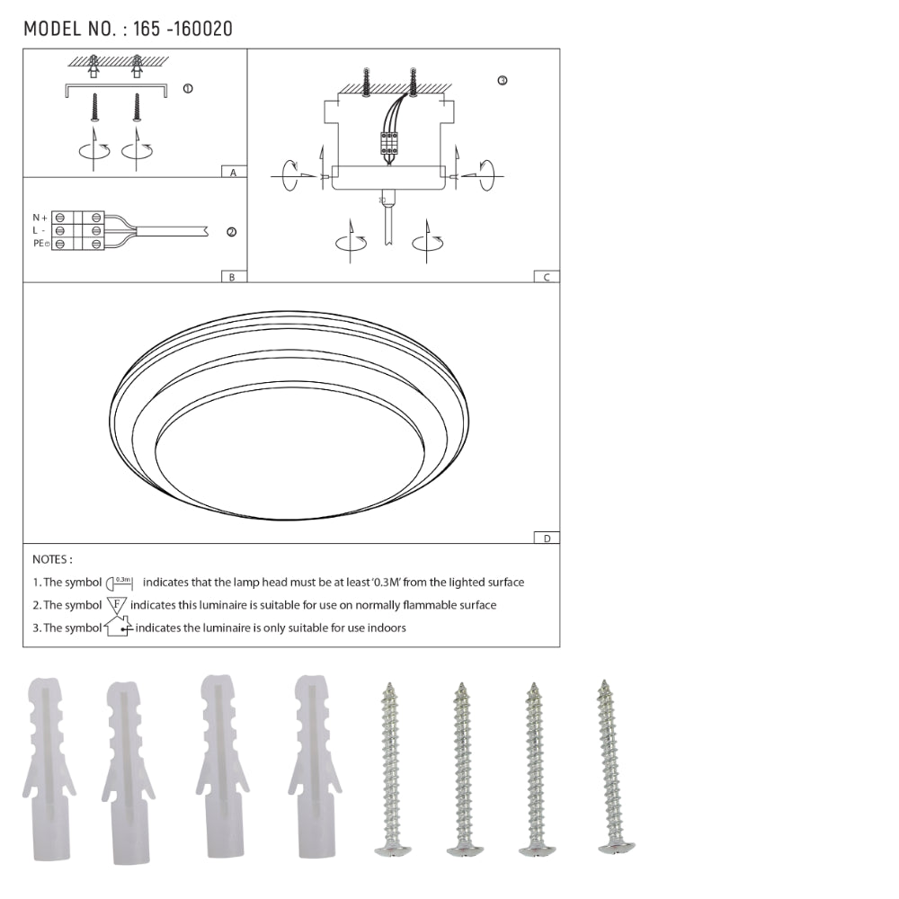 Serenity Halo Dual-Ring LED Flush Mount Ceiling Light, LED Flush Ceiling Light, TEKLED 8