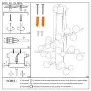 User manual for Skyline Cascade Chandelier-159-18270