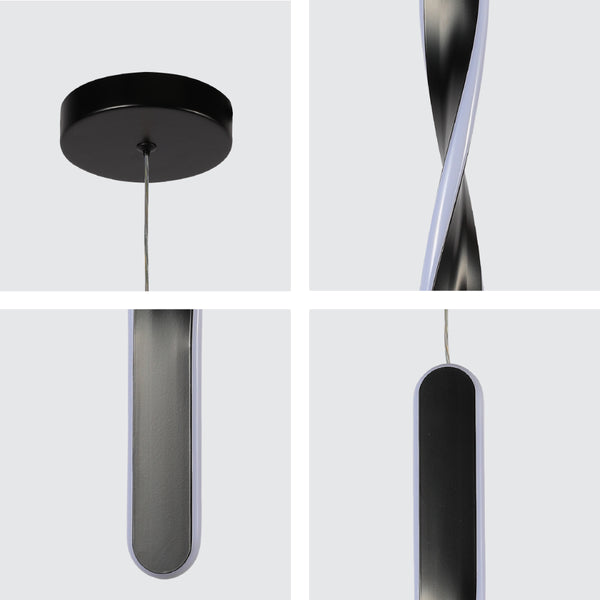 Modern Sleek Twirl CCT Adjustable LED Ceiling Fixture | Contemporary ...