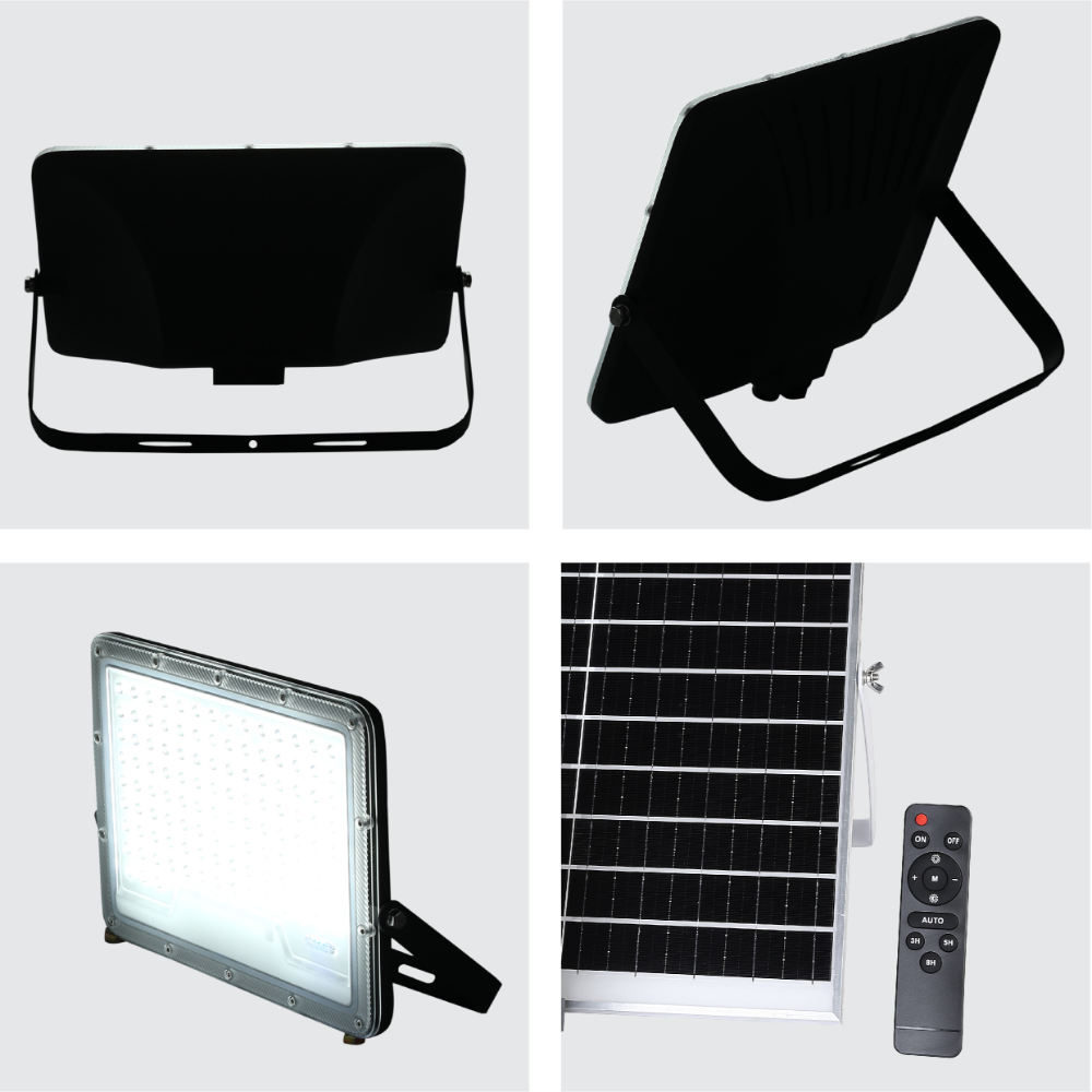 Solar LED Floodlight with Remote Control, Solar Floodlight, TEKLED 7