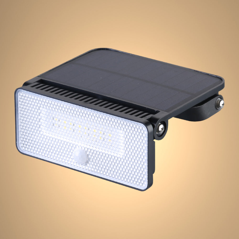 Modern Solar-Powered LED Security Wall Light with PIR Sensor