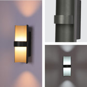 Splitted Bamboo LED Outdoor Wall Light 3000K/4000K/6500K 13W 14