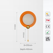 Stellar Modern Pull-Down Switch LED Wall Light, LED Wall Light, TEKLED 10