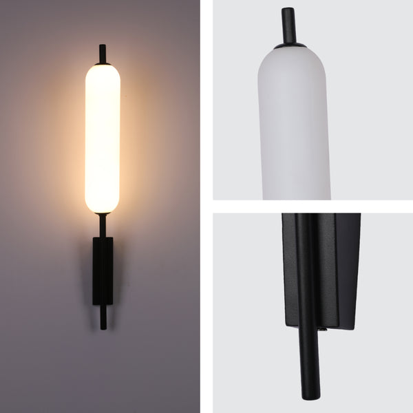 The Blazing Birch Typha Cattail Modern LED Wall Sconce Light 3000K 12W 13