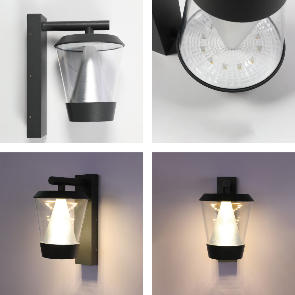Tiany LED Outdoor Lantern Wall Light 13W 4000K 13