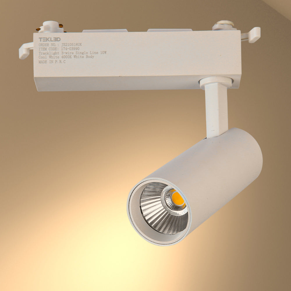 Tracklight 3-wire Single Line 10W Cool White 4000K 1