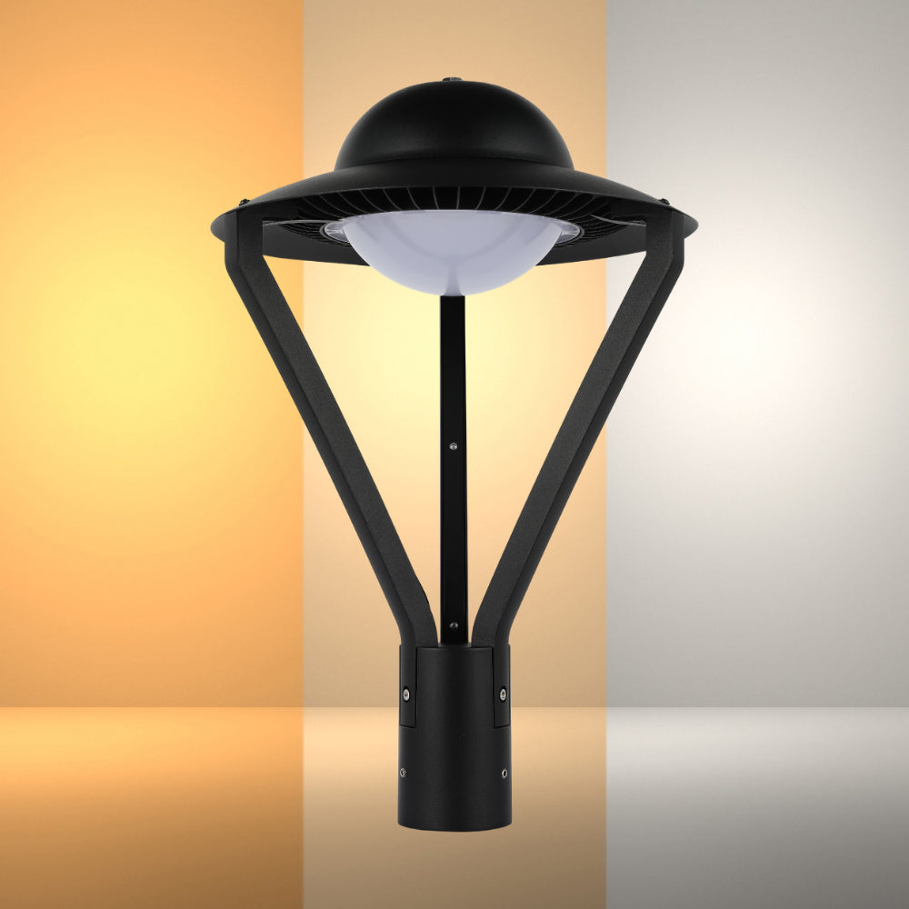 UFO LED Pathway Garden Lamp Post Top Light 60W 3CCT