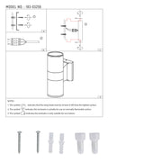 user manual Up-Down Outdoor Wall Lamp IP54 GU10 Dark Grey 2 lamp