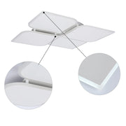 Modern, stylish white ceiling light with a floral design. Offers a bright and contemporary lighting solution for any room.