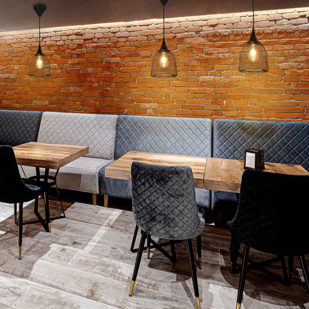 a nice bistro with Wire Mesh Industrial Dome Pendant Ceiling Light  modest